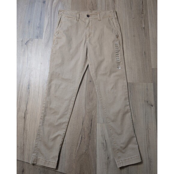 NWOT American Eagle Size 28x29 Khaki Pants Skinny Chino Flex Preppy Workwear * - Picture 2 of 12